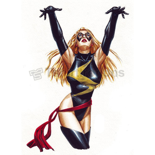 Ms.Marvel T-shirts Iron On Transfers N6506